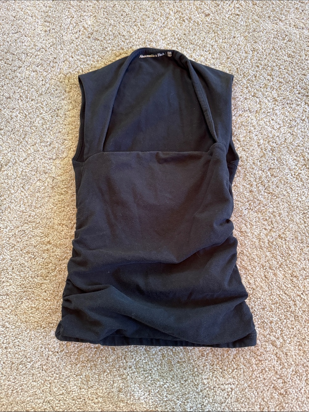 ABERCROMBIE Black Ava Tank Top XXS